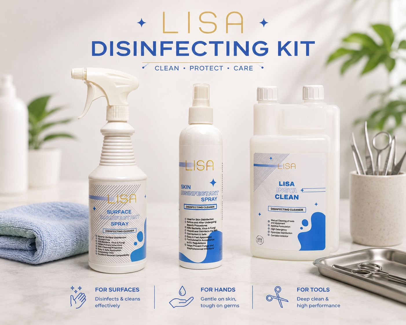 Lisa disinfecting kit – LISA Professional